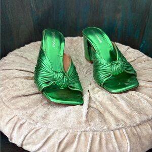 Jeffrey Campbell Emerald Knotted Heels